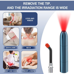 Kaltagled red light device with detachable tip for facial treatment