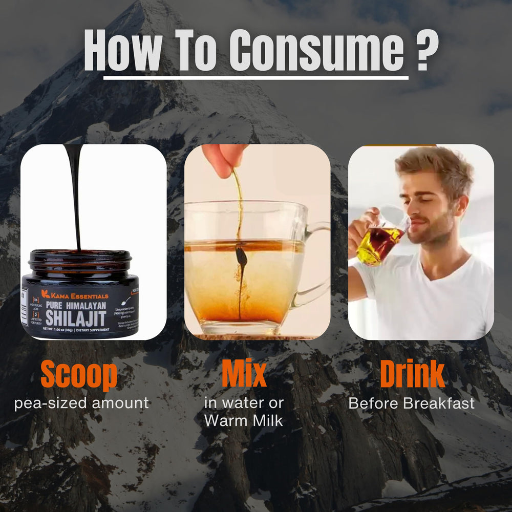 Kama Essentials two-jar pack of Shilajit Resin ready for use