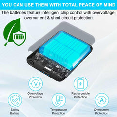 Kamlif 7-4v battery pack fits into gear pockets for on-the-go warmth.