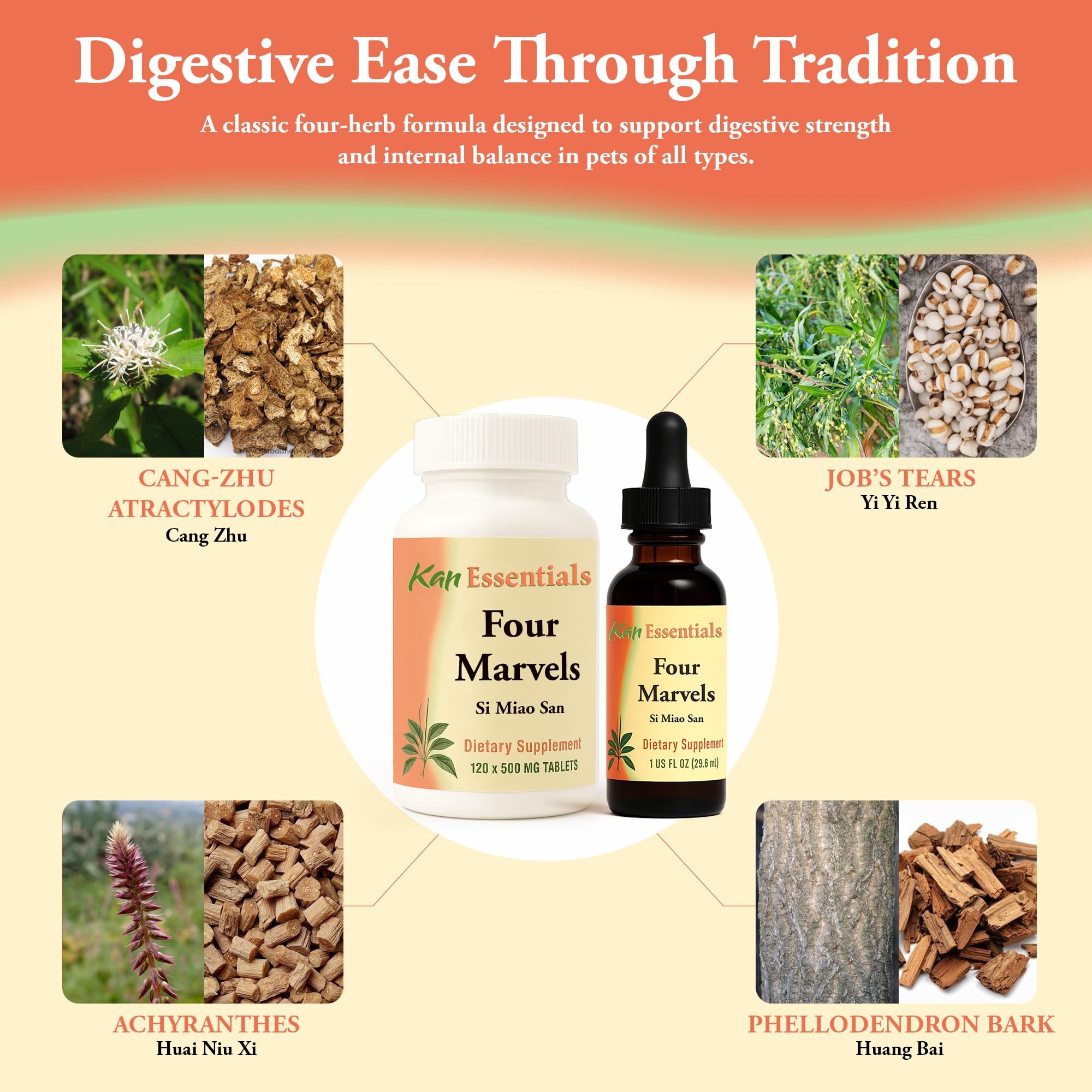 California-made Kan Herb Four Marvels signaling quality and care