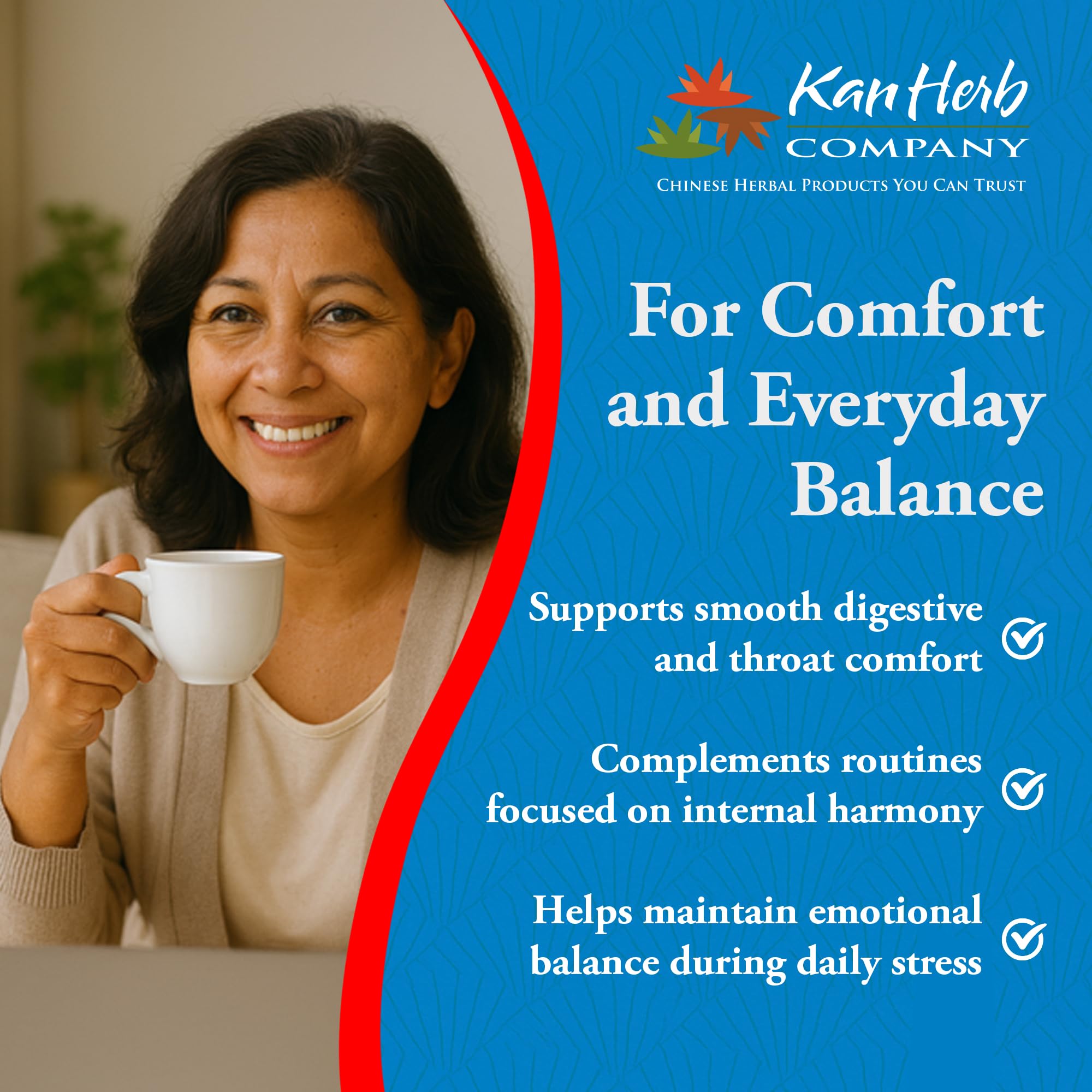 Kan Herbs 120-tab bottle supports daily wellness