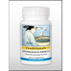 Kan Herbs Antiphlogistic Formula tablets in bottle for daily use