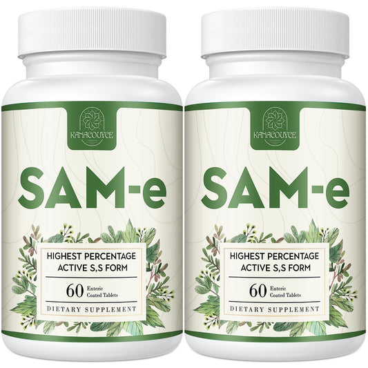 Kanacoufce SAM-e 1100mg bottle front view for daily mood support.