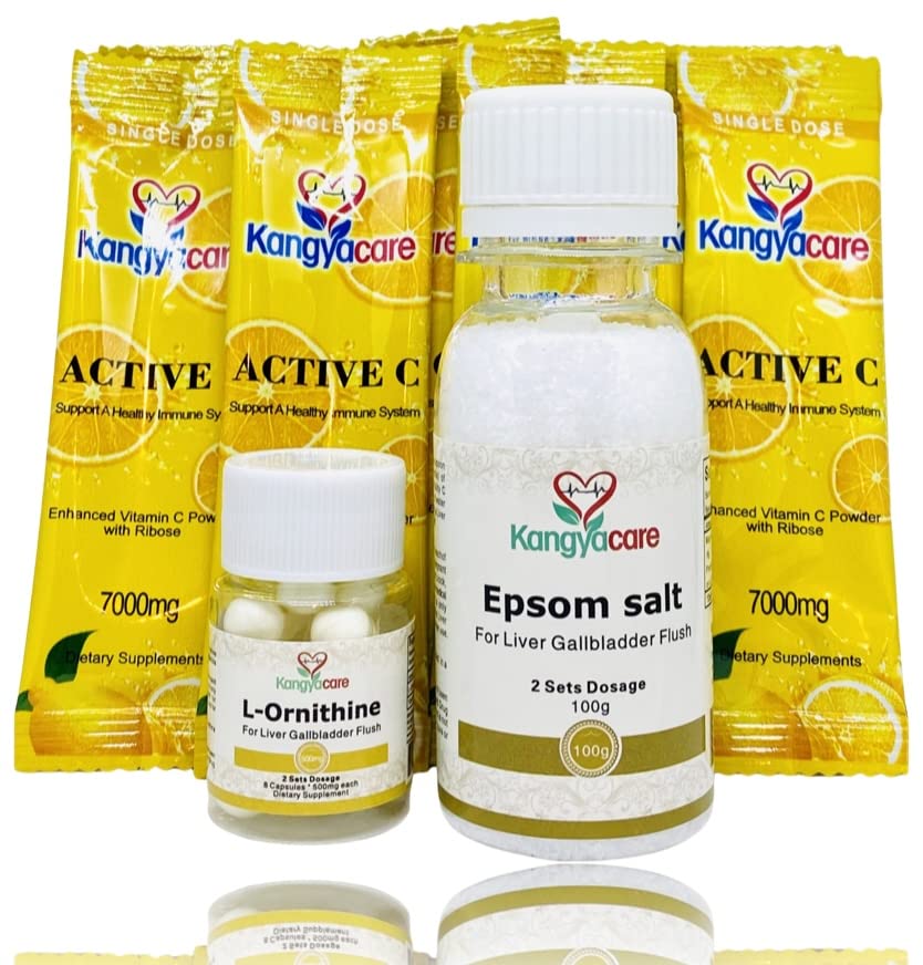 Kangyacare liver flush kit front view for a one-night cleanse.