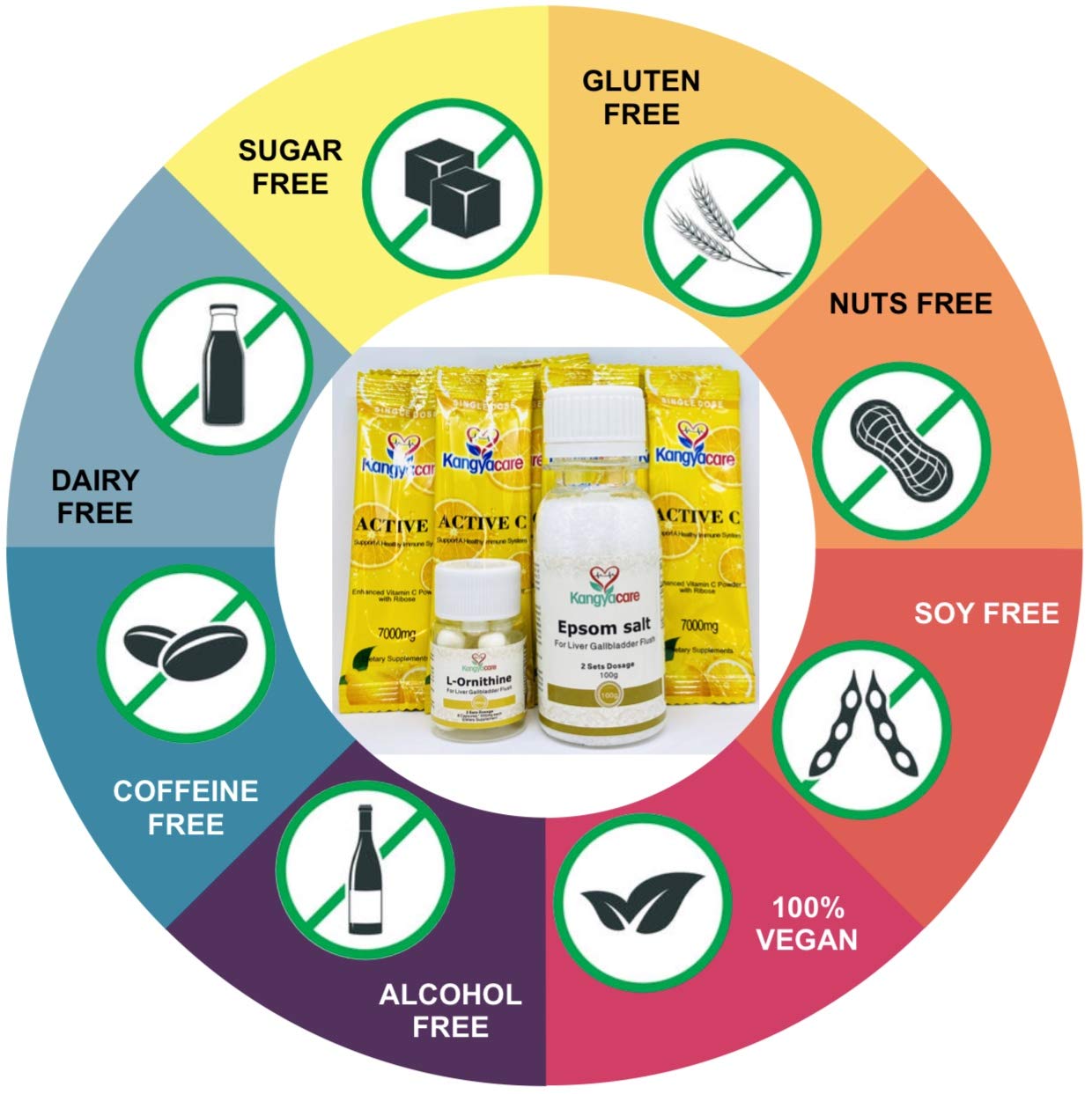 Kangyacare detox instruction manual with step-by-step protocol.