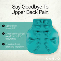 Kanjo cervical traction cushion promotes neck relief and gentle spine alignment.