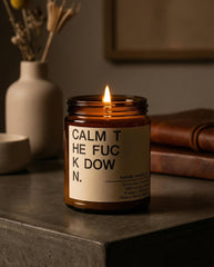 Kanobi Candle Co. Patchouli Osmanthus candle with lead-and-zinc-free cotton wick and premium fragrance