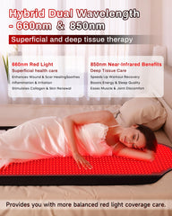 Kaoudt adjustable therapy modes and brightness levels tailor sessions to your needs.