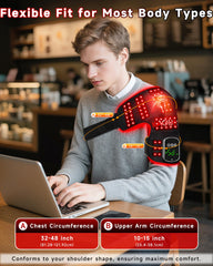 Heated therapy mode with multiple heat levels for comfort.