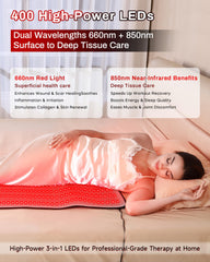 Kaoudt Red Light Mat back-relaxation setup for targeted comfort.