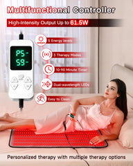Kaoudt Red Light Mat waterproof TPU surface for easy cleaning.