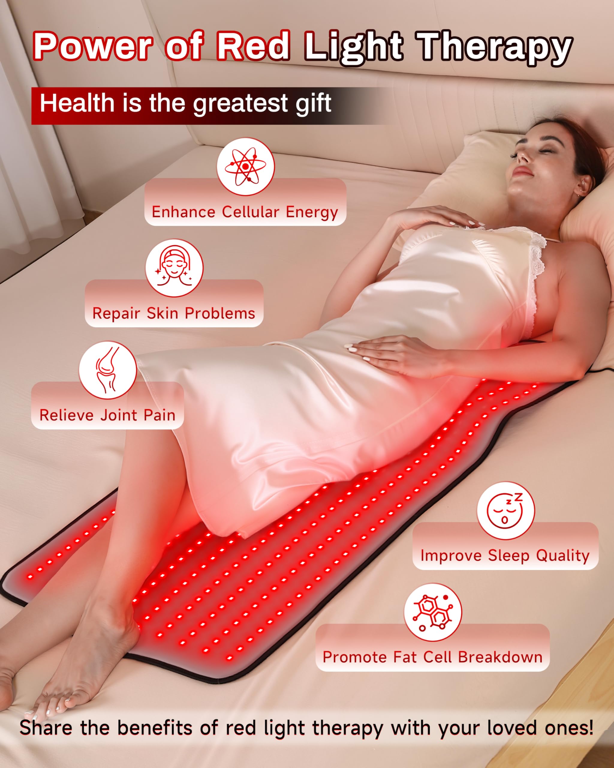 Kaoudt Red Light Mat control panel for modes and timer.