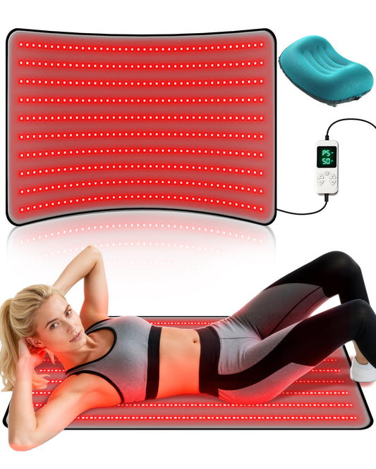 Kaoudt Red Light Mat full body coverage for at-home relaxation.