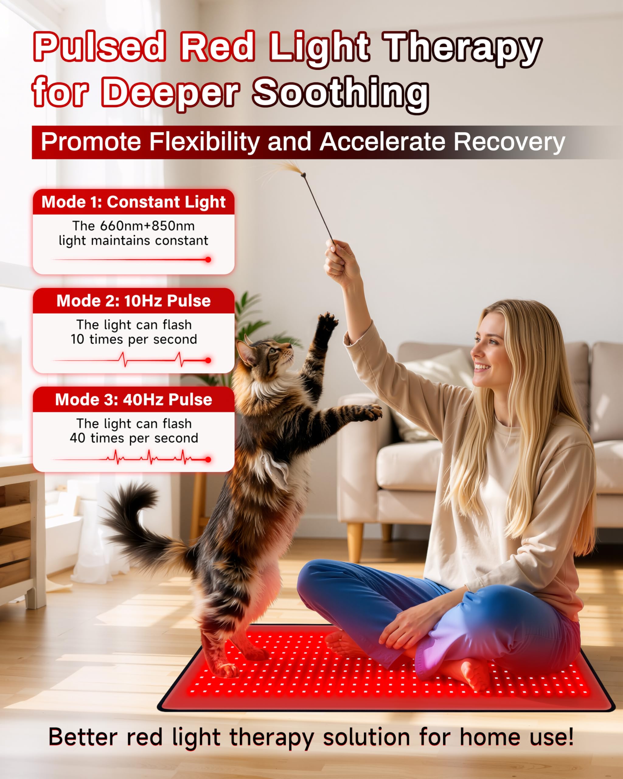 Kaoudt mat clean-material surface ensures easy maintenance between uses