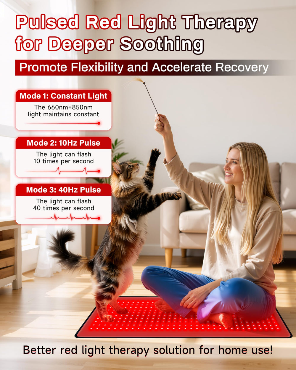 Kaoudt mat clean-material surface ensures easy maintenance between uses