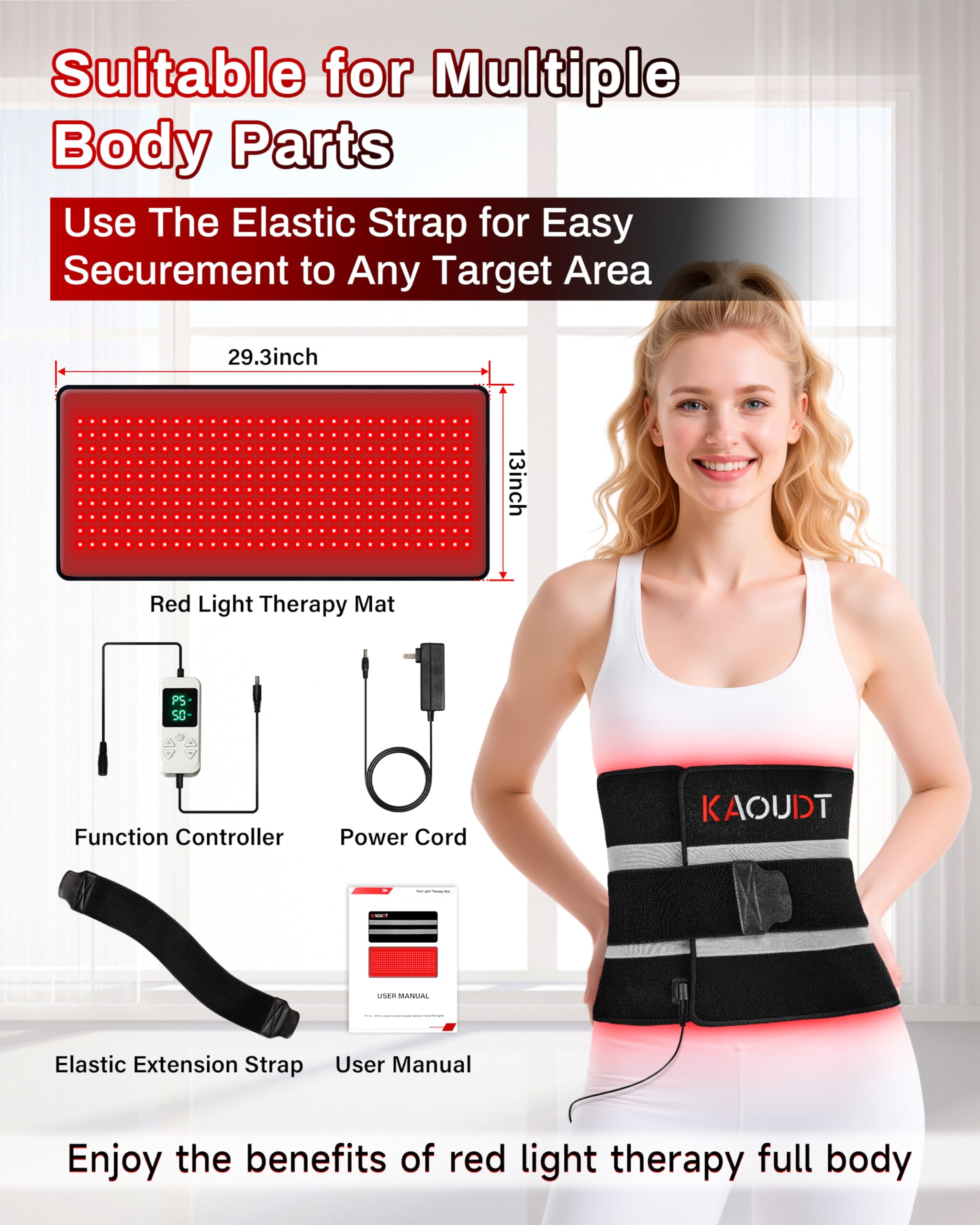 Kaoudt mat relaxing-use scenario shows lying or seated postures for focused therapy