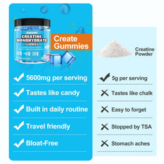 KAOXNU Creatine Gummies GMP-certified factory badge signals quality control.
