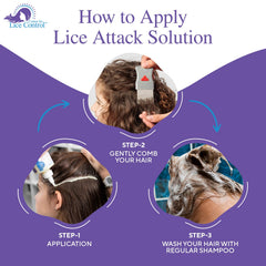 Kapow lice comb set close-up for thorough nit removal and detangler use.