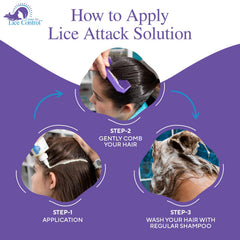 Kapow non-toxic formula illustration highlights safe ingredients for hair and scalp.