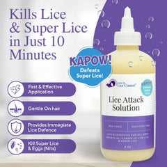 Kapow pleasant scent shampoo emphasizes a pleasant treatment experience for users.