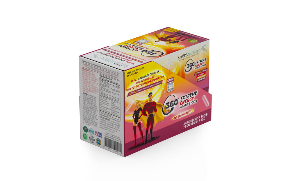 Kappa Nutrition 360 Extreme Energy information card for energy planning.