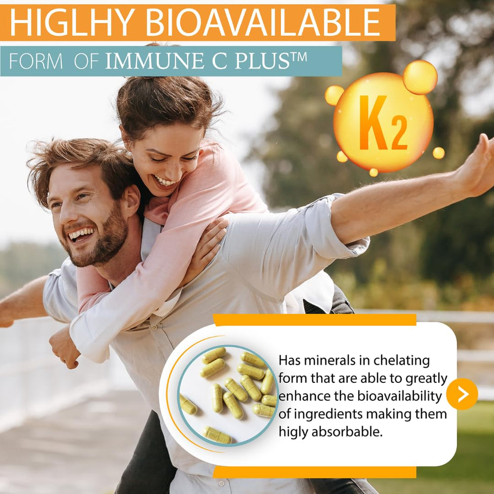 KAPPA NUTRITION Immune C Plus packaging design showcases 14 ingredients