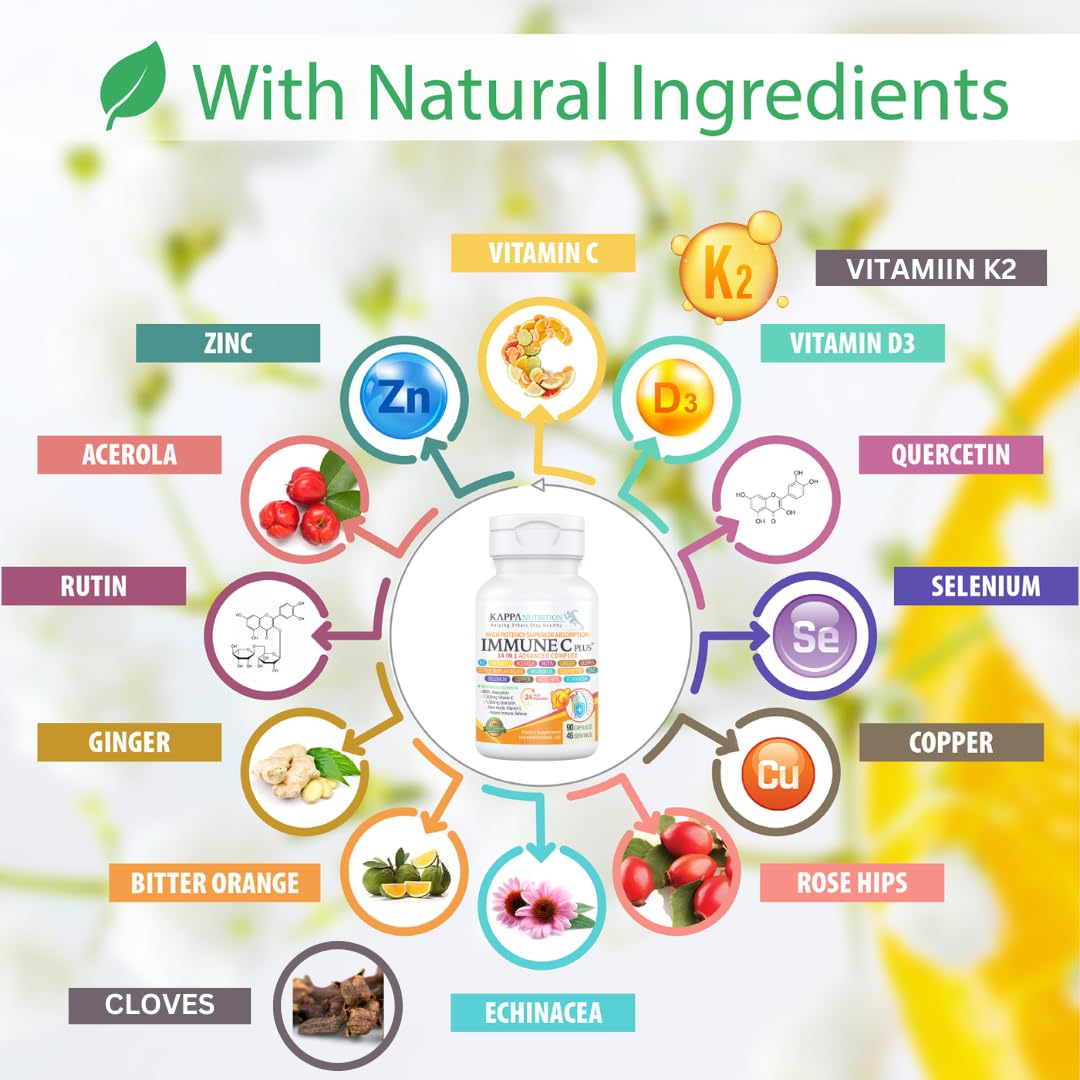 KAPPA NUTRITION Immune C Plus vegan capsules suitable for daily use