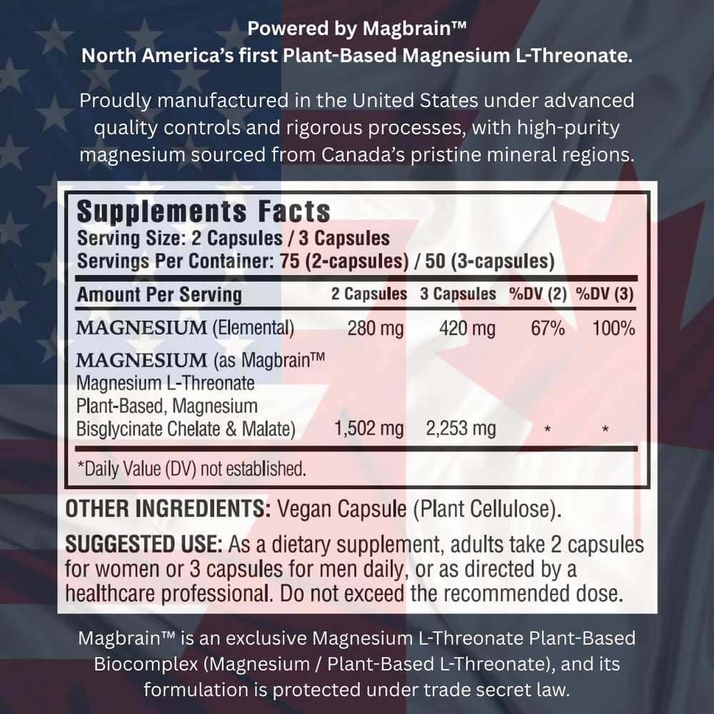 Kappa Nutrition MagBrain label detail showing third-party testing.