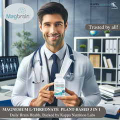 Kappa Nutrition MagBrain plant-based capsules for vegan users.