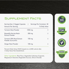 KaraMD Comfort Guard X24 boswellia capsules on label for joint comfort
