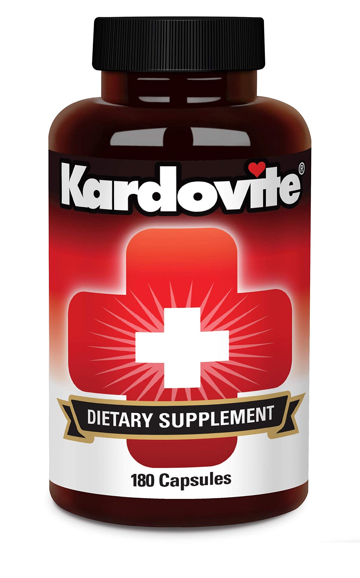 Kardovite bottle with hawthorn capsules illustrating circulatory support