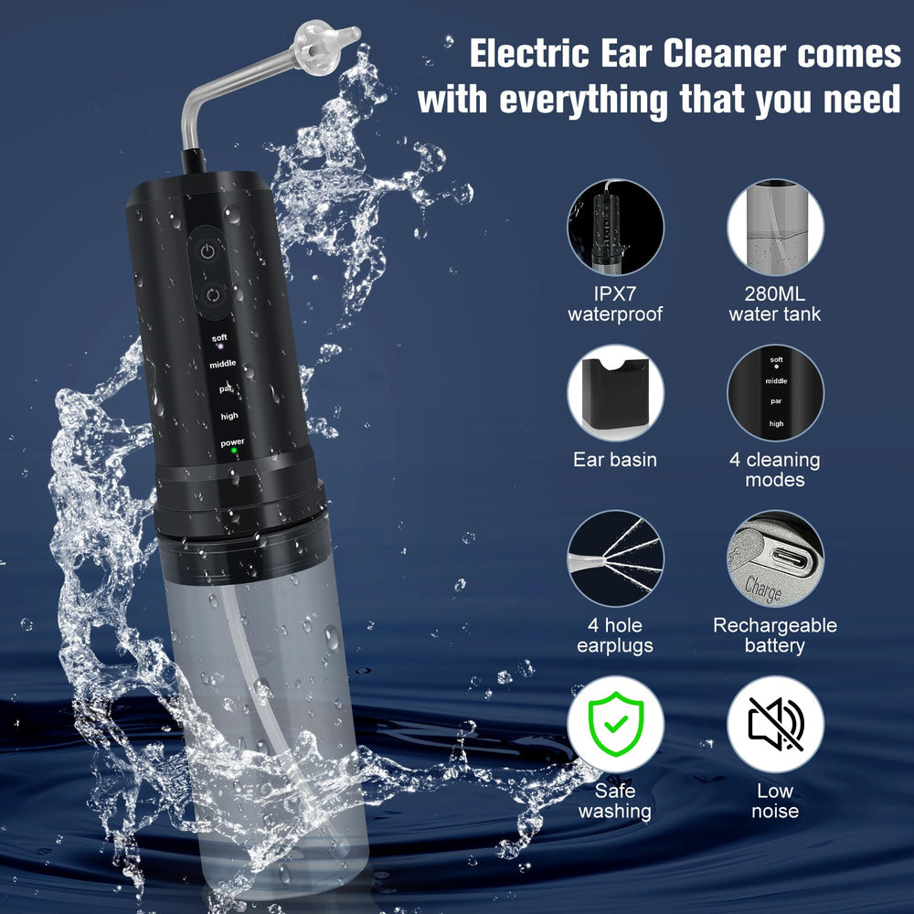 Karidi ear-cleaner with six reusable suction heads for safe, versatile cleaning.