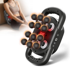 Karrong 12-head massage gun delivers back coverage for quick relief.