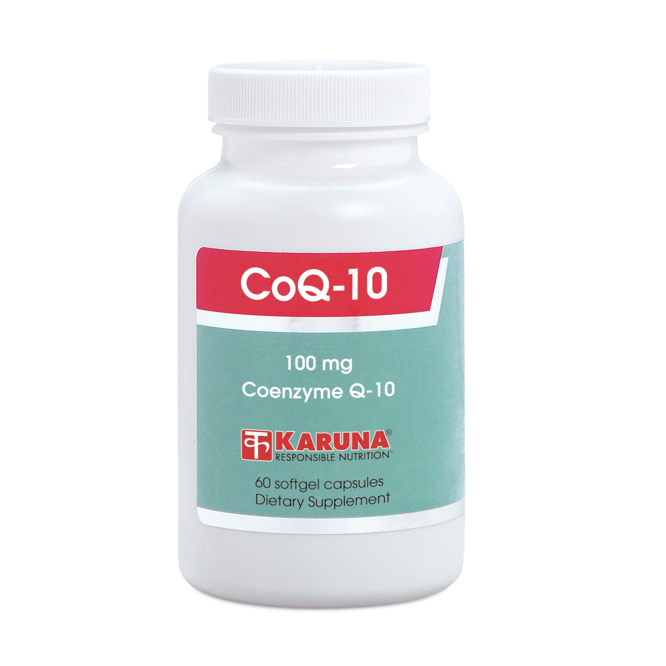 Karuna CoQ10 100 mg softgel for heart support and antioxidant protection