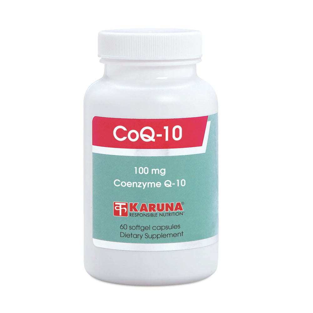 Karuna CoQ10 100 mg softgel for heart support and antioxidant protection