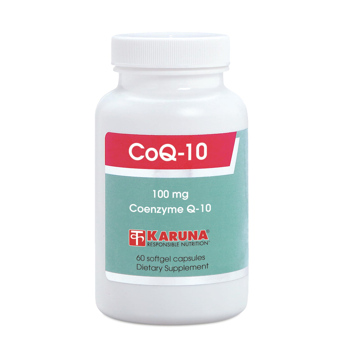 Karuna CoQ10 100 mg softgel for heart support and antioxidant protection