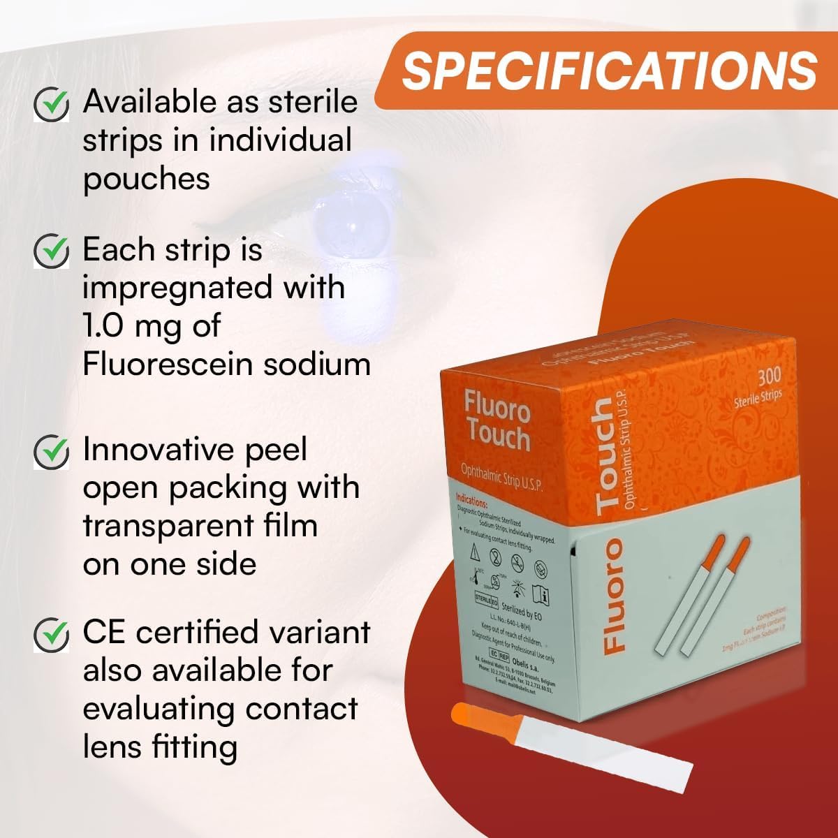 KASHSURG peel-open packaging shows transparent film for easy access.