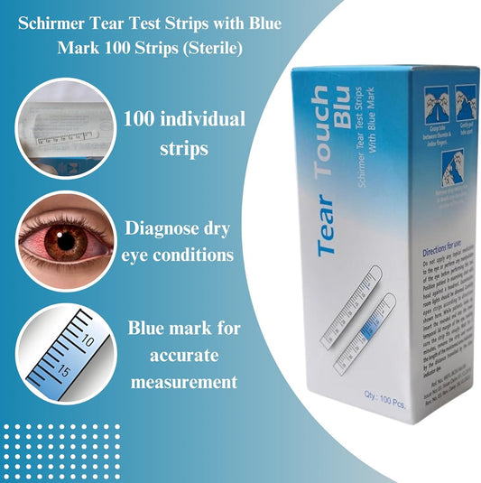 KASHSURG blue-mark strips enable reliable baseline and post-treatment tear assessments.