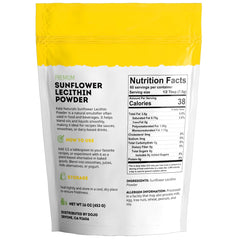 Kate Naturals lecithin powder used as baking emulsifier for smooth batter.