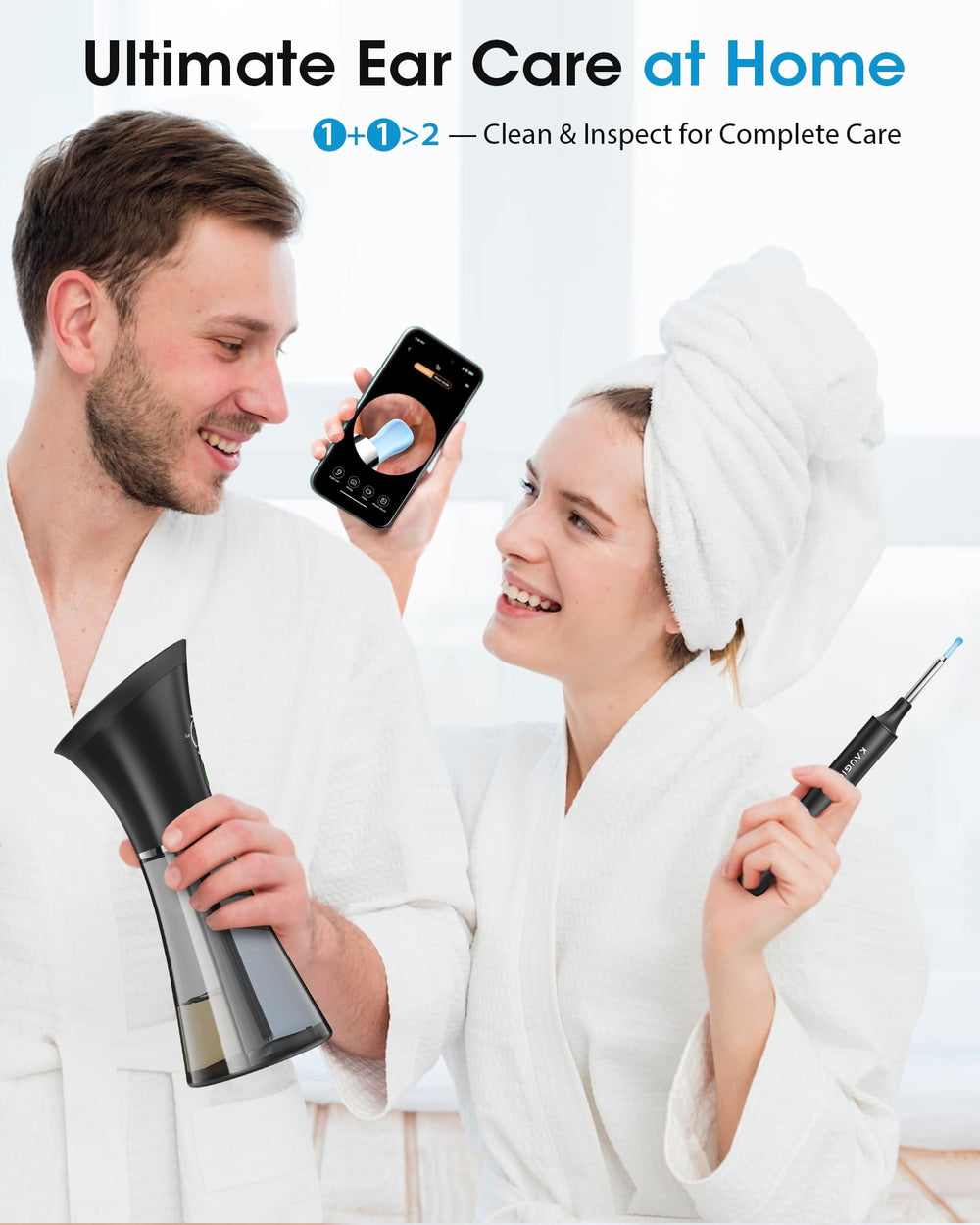 Kaugic all-in-one ear cleaning solution saves time and effort