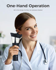 KAUGIC ear wax cleaner in hand demonstrating easy one-handed operation and comfortable grip