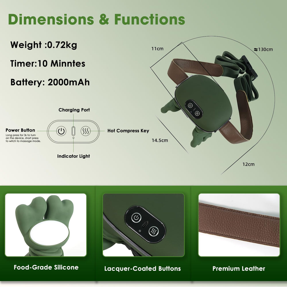 KAVACH portable rechargeable massager powering relief on the go