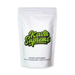 Kavafied KAVA Supreme bottle label for premium ritual use.