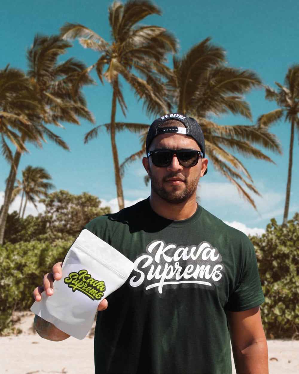 Kavafied KAVA Supreme ready with Kava Strainer Bag setup.