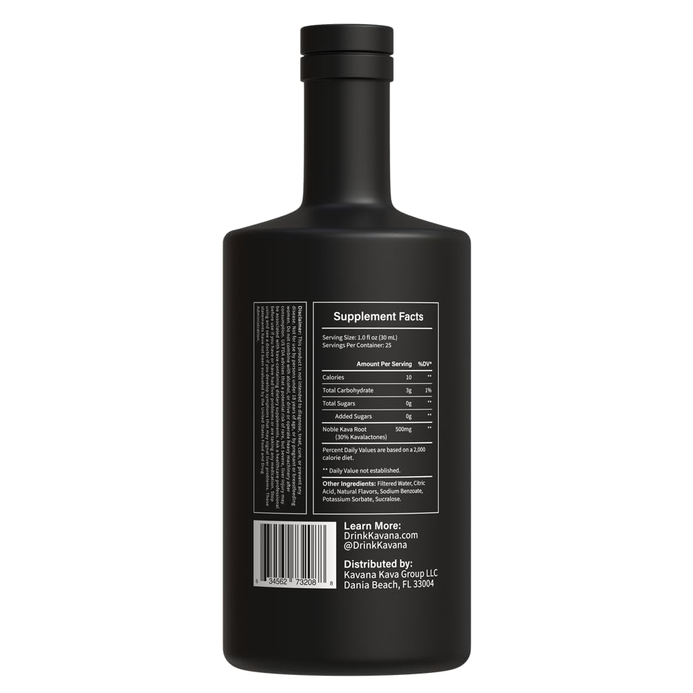 Kavana Kava Spirit ice glass — chilled sip for relaxed evenings.