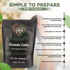 Kavanuatu island-style kava tea ready from the powder.