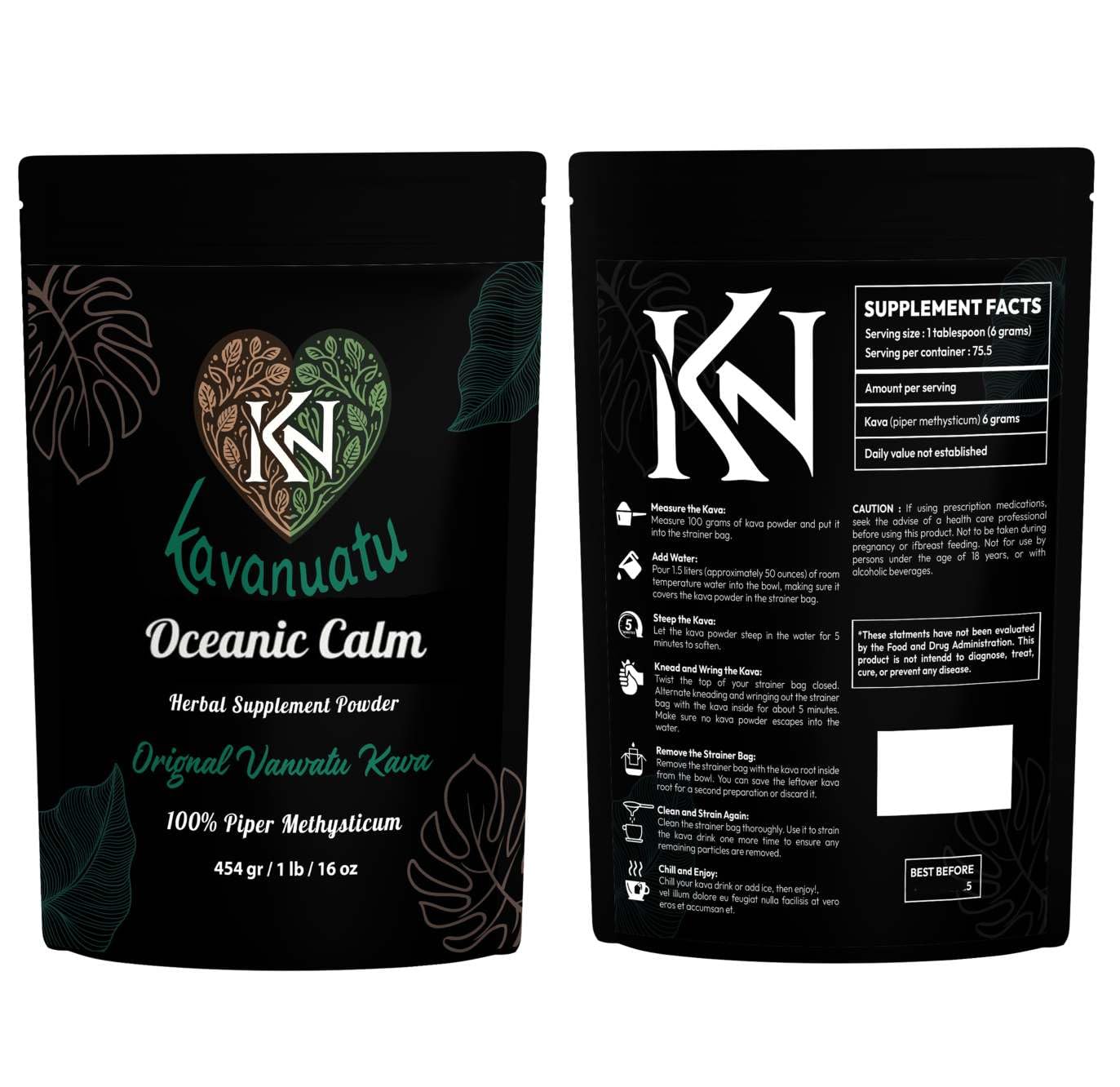 Kavanuatu noble kava powder relaxing scene, ideal for evening rituals.