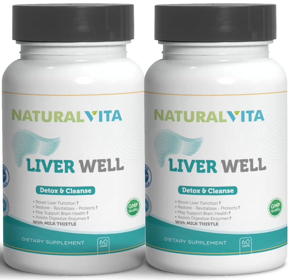 Kaxilu Liver Well bottle showing a simple daily detox routine.