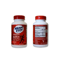 Kaxilu Move Free Advanced bottle with active lifestyle scene for mobility support.