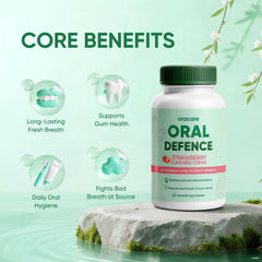 KBSBUBB Oracare breath refresh from strawberry chew.